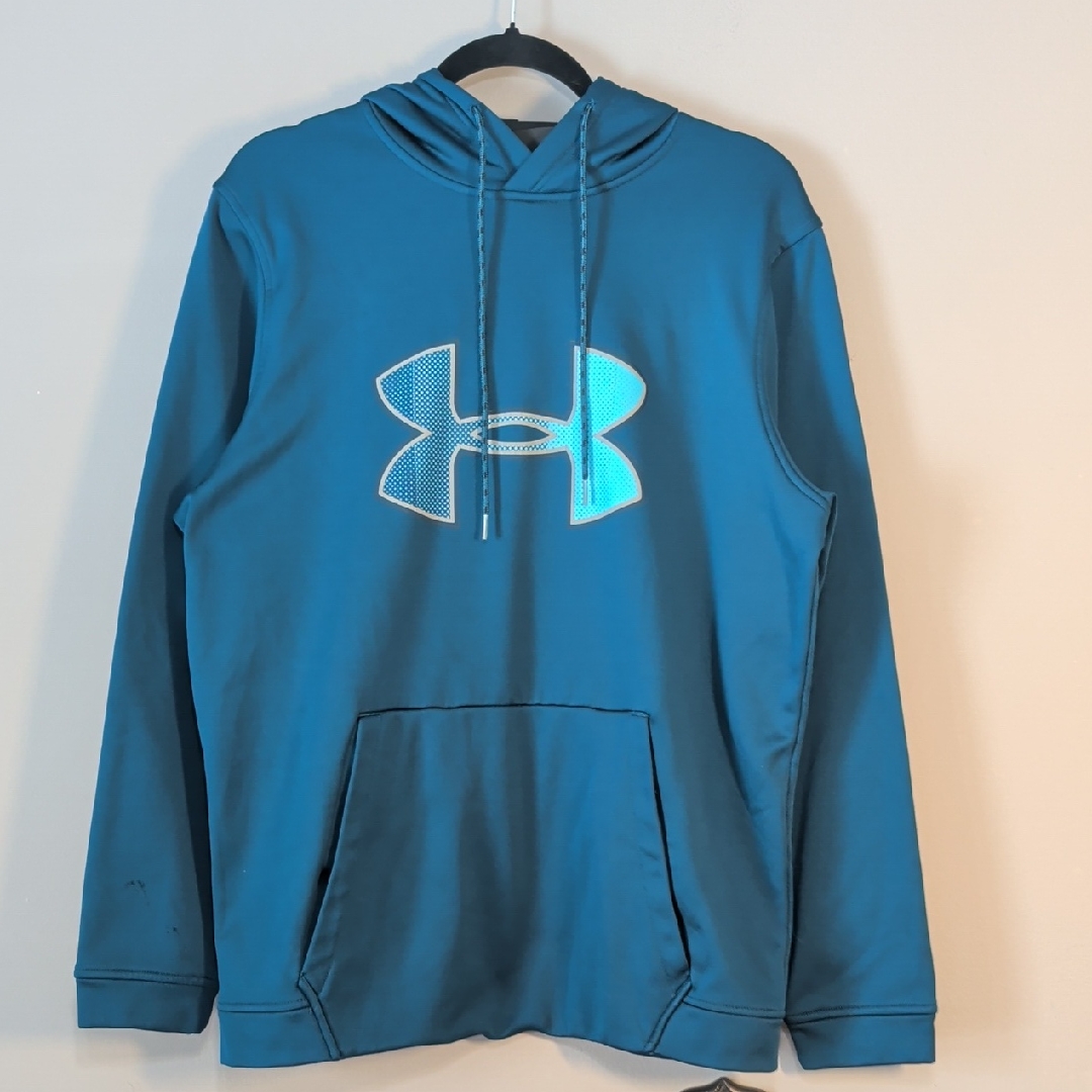 Under Armour Coldgear Teal Hoodie Large